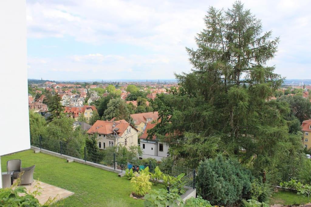 Blick Ueber Dresden - Terrasse - 3 Zimmer - Modern Renoviert Buitenkant foto